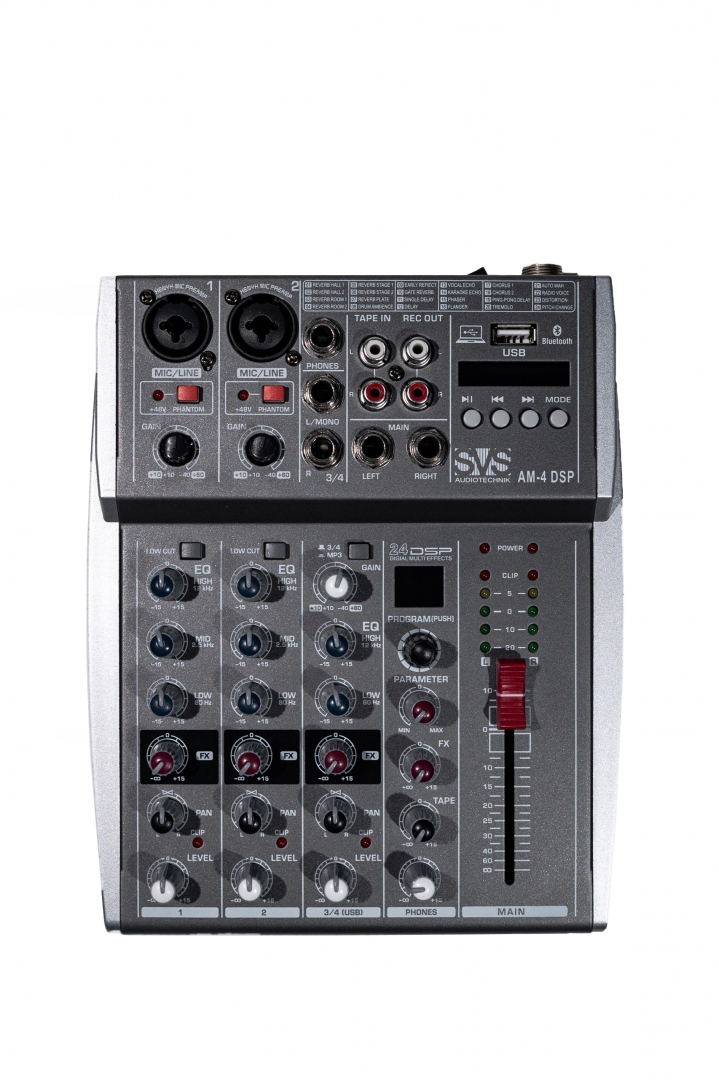 SVS Audiotechnik mixers AM-4 DSP Аналоговый микшерный пульт, 4-канала в Павловском Посаде