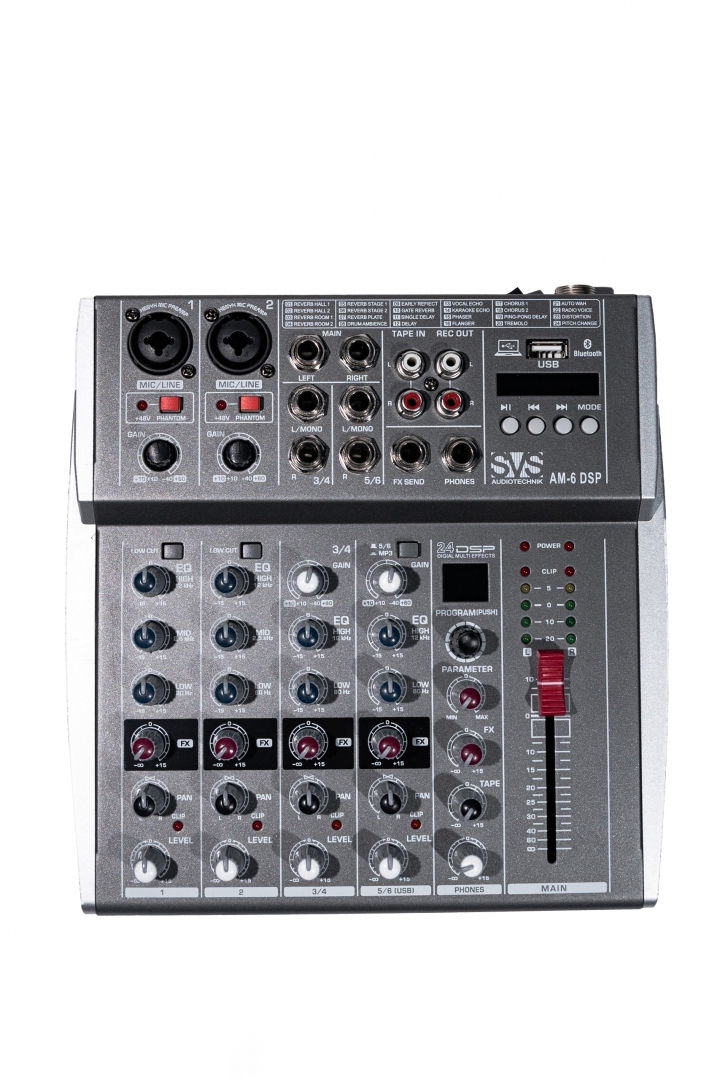 SVS Audiotechnik mixers AM-6 DSP Микшерный пульт аналоговый, 6-канальный SVS Audiotechnik mixers в Павловском Посаде
