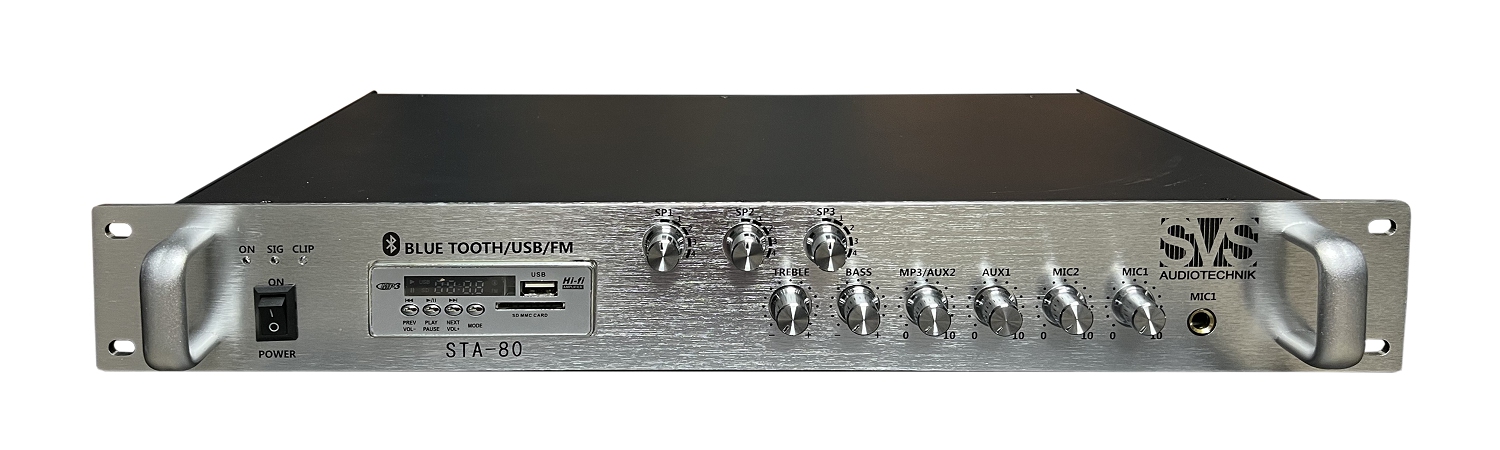 SVS Audiotechnik STA-80 Микшер-усилитель для систем Public Address в Павловском Посаде